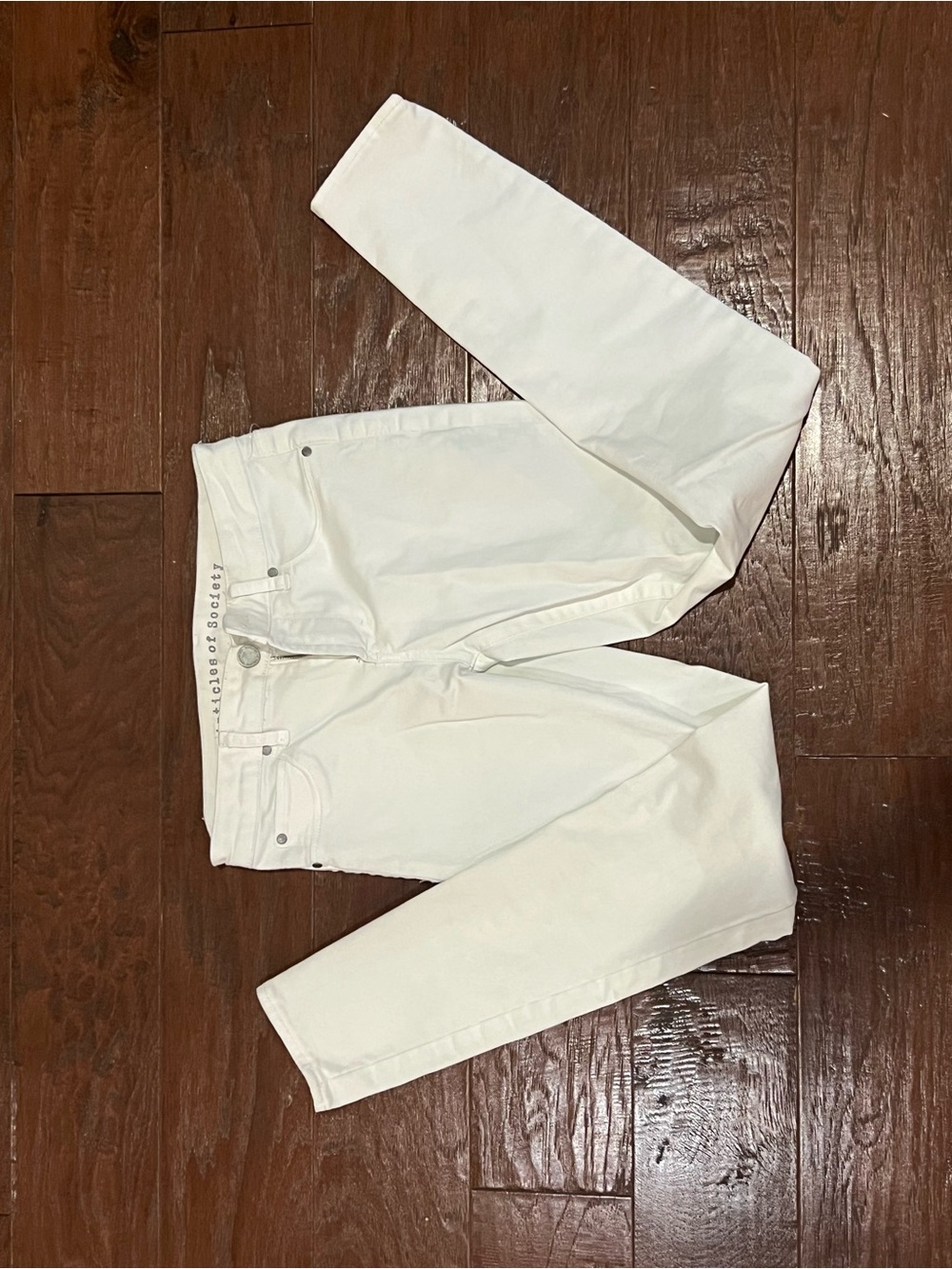 Articles Of Society White Denim Jeans
